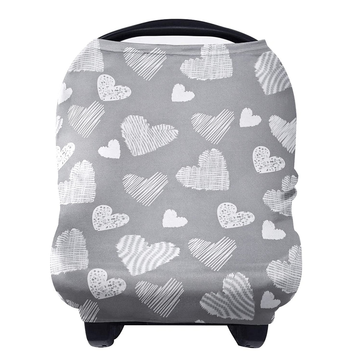 Yoofoss nursing cover provides breastfeeding privacy with breathable fabric.