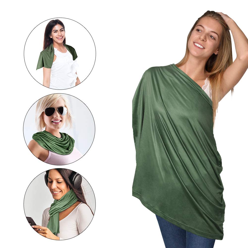 Yoofoss Nursing Cover uses breathable fabric suitable for year-round comfort.