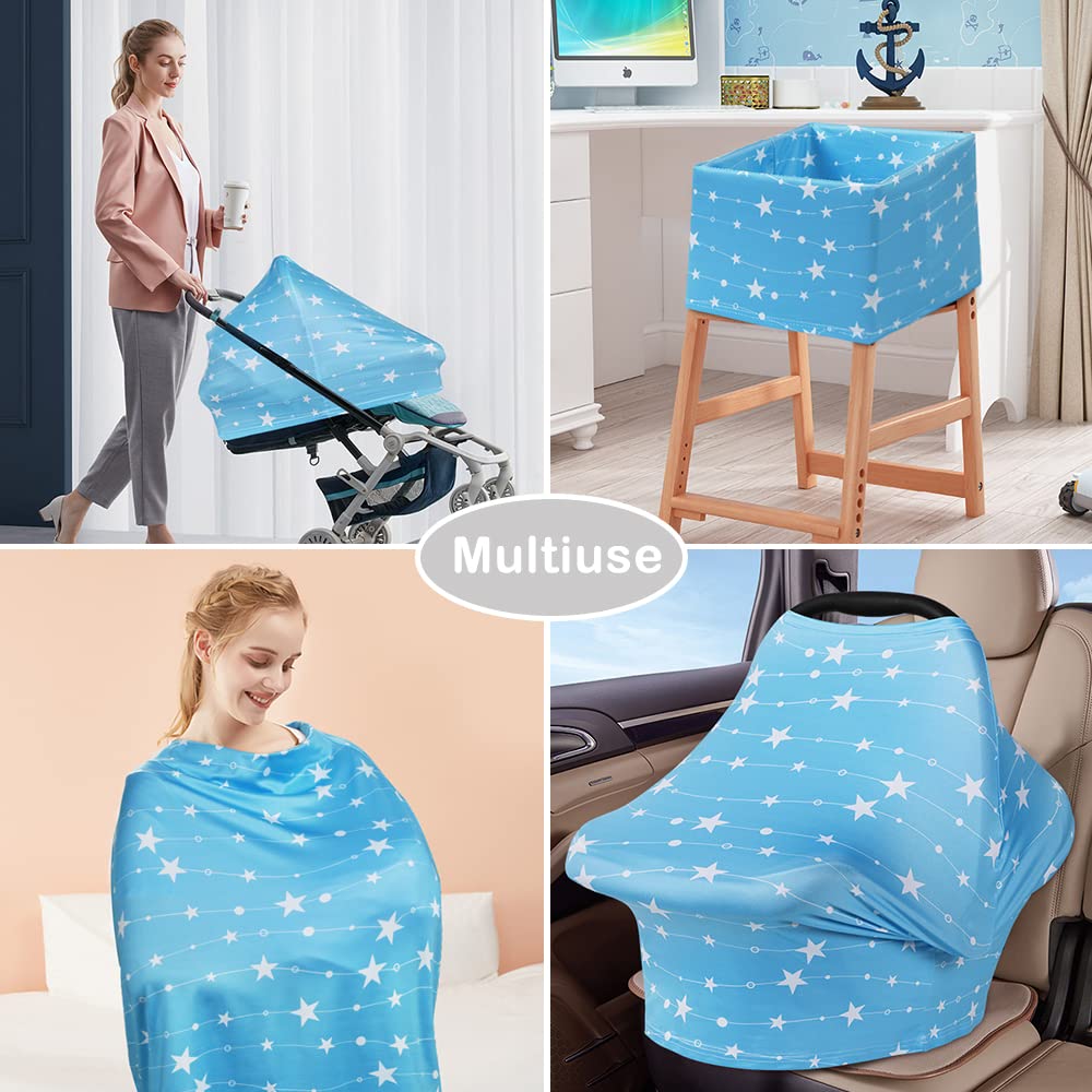 Yoofoss nursing cover's premium fabric feels gentle on mom and baby.