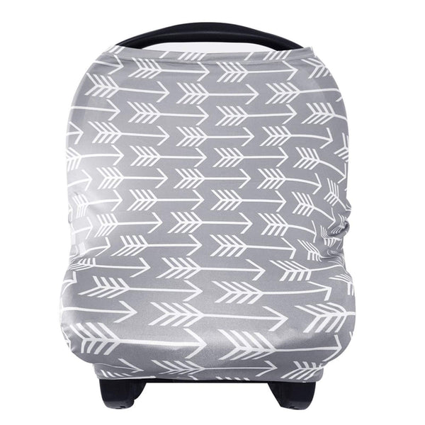 Yoofoss nursing cover worn over the shoulder for comfortable on-the-go feeding privacy.