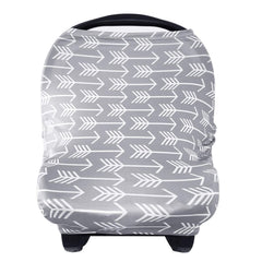 Yoofoss nursing cover worn over the shoulder for comfortable on-the-go feeding privacy.
