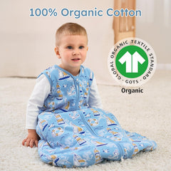 Yoofoss organic cotton fabric close-up highlighting soft, breathable fibers.