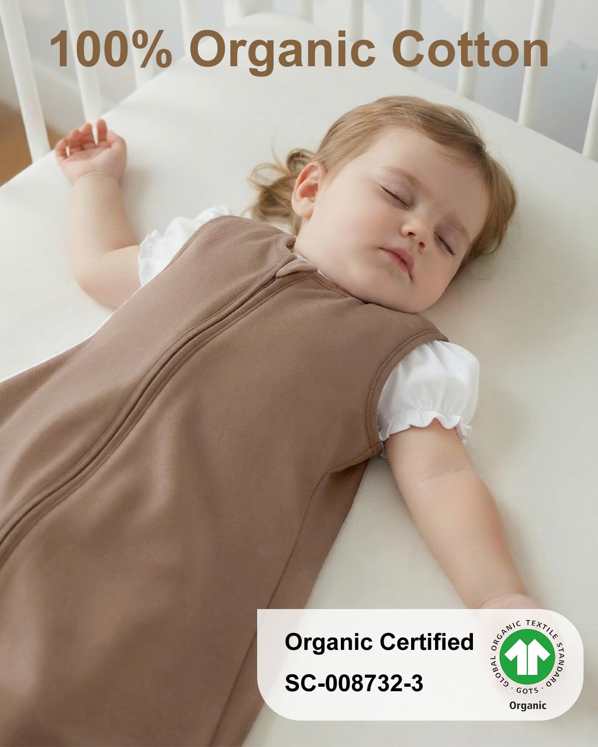 Yoofoss organic cotton material close-up, soft and skin-friendly