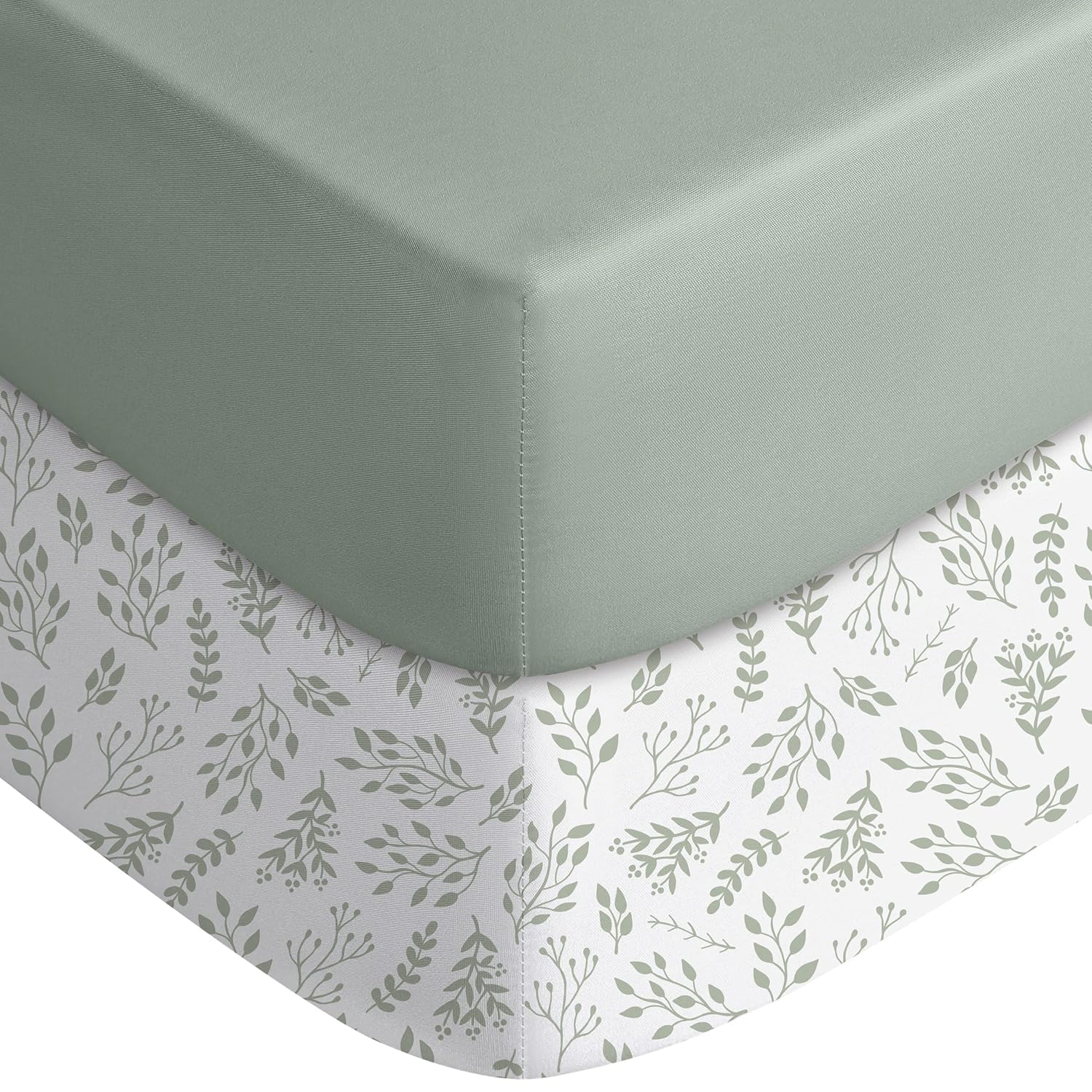 Yoofoss Pack and Play Sheets provide a snug fit with a full-elastic edge.