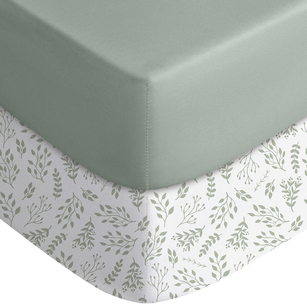 Yoofoss Pack and Play Sheets provide a snug fit with a full-elastic edge.