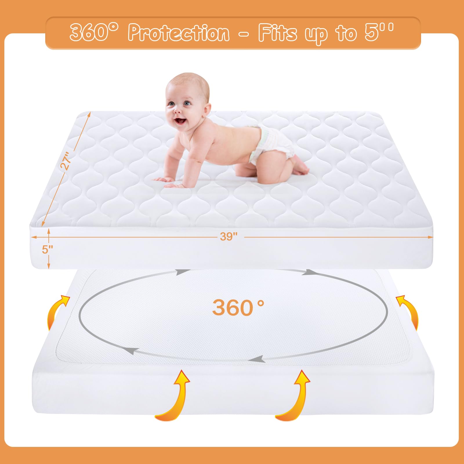 Yoofoss baby-safe fabric provides gentle touch and comfort.