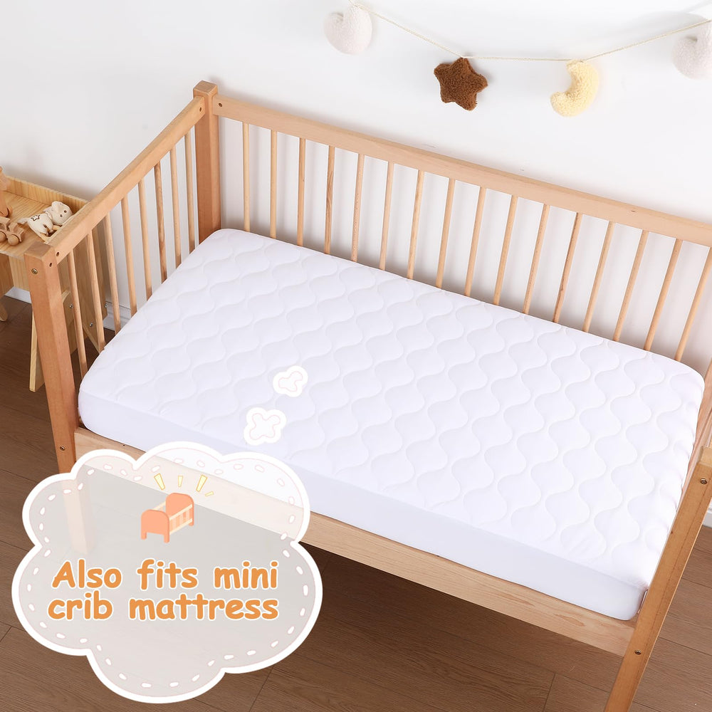 Yoofoss durable, washable protector withstands many washes without shrinking.