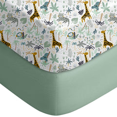 Yoofoss pack n play sheet fits snugly for secure playard sleep.