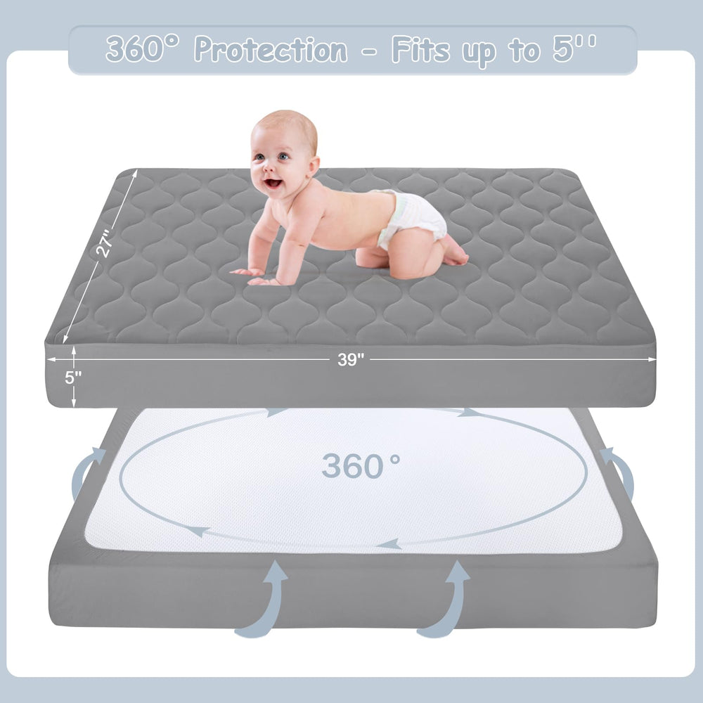 Yoofoss quilted design highlights breathable fabric and temperature regulation for restful naps