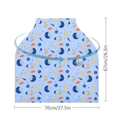 Yoofoss shopping cart cover: hygienic barrier during trips with ease.