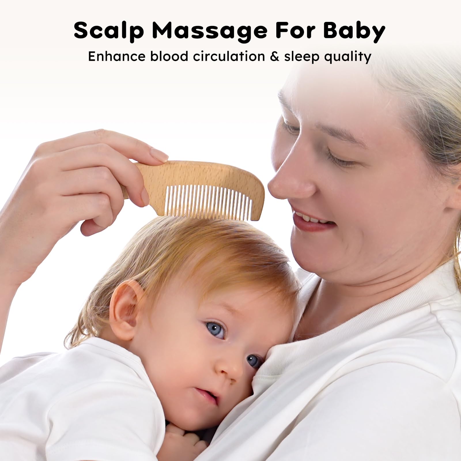 Yoofoss silicone cradle cap brush for safe cleansing