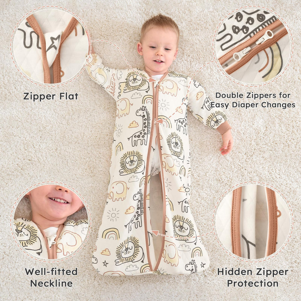Yoofoss size range 0-24 months and machine washable for simple care.