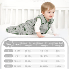 Yoofoss sleep sack arm neck openings illustrate secure comfortable fit