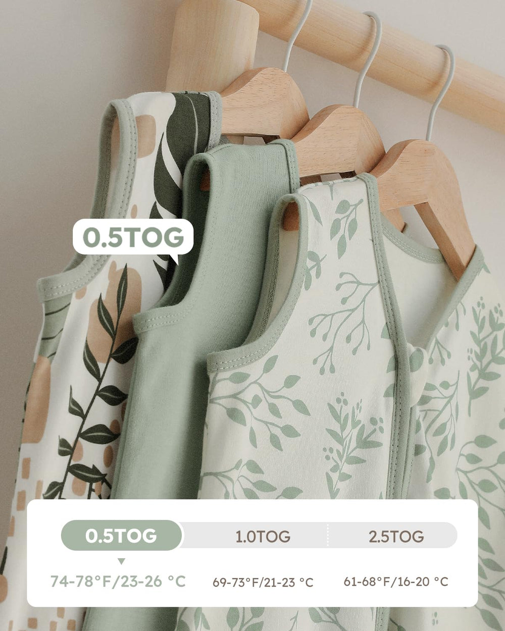 Yoofoss baby wearing sleeping sack for cozy bedtime comfort