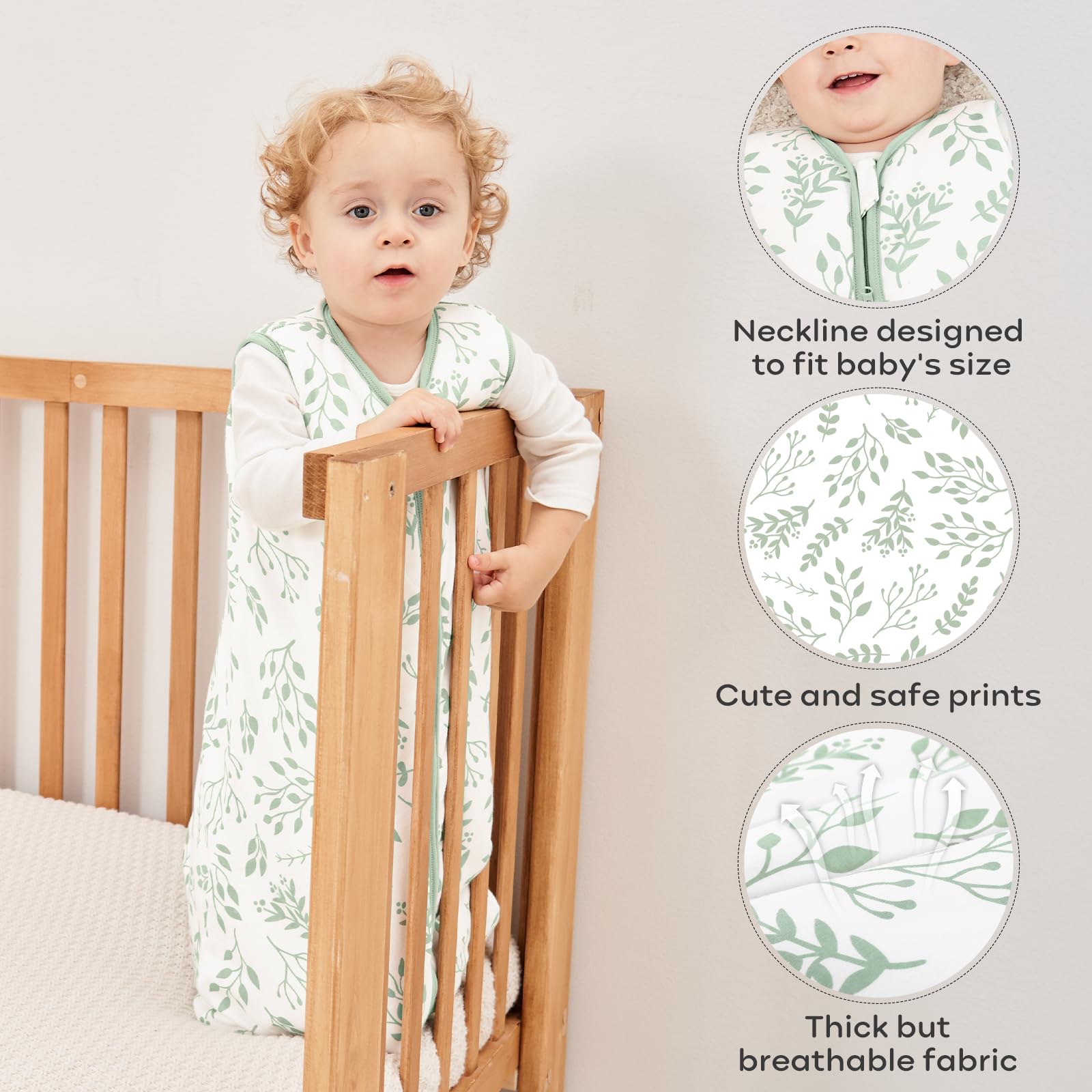 Yoofoss Sleep Sack care and durability suitable for many washes