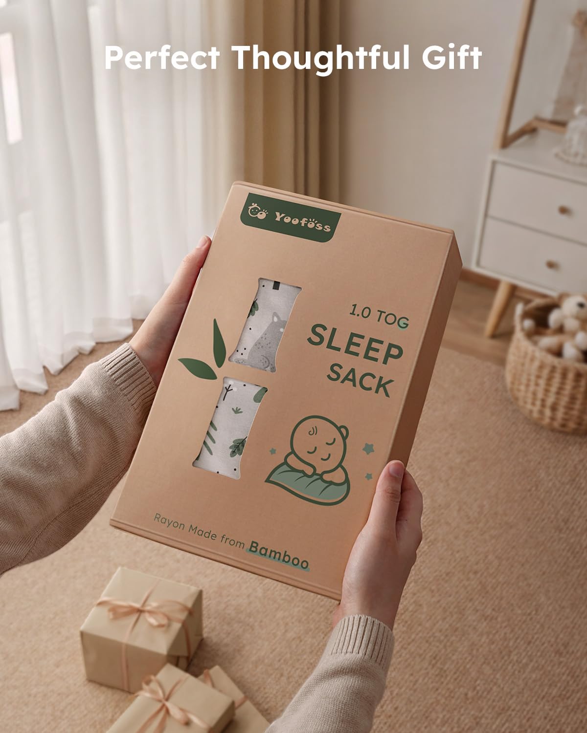 Yoofoss sleep sack durability resists repeated washing without losing softness.