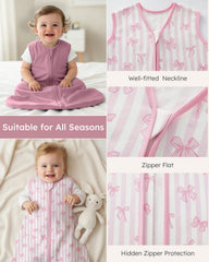 Ample leg room in Yoofoss sleep sack supports natural movement.
