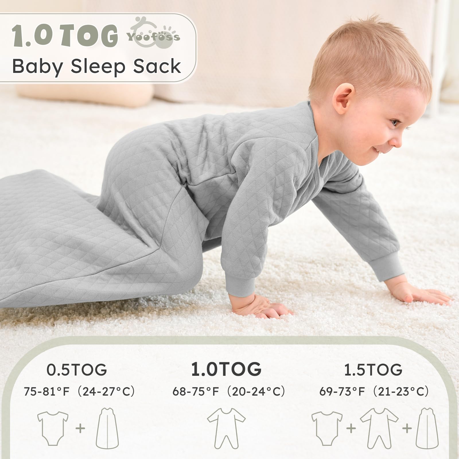 Yoofoss quilted design maintains even fill for lasting softness.
