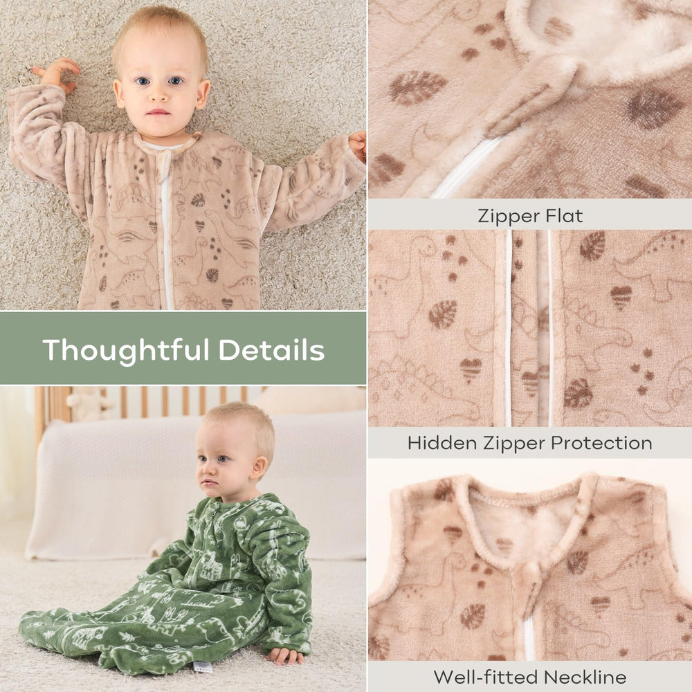 Yoofoss sleep sack sizes chart to find the right fit.