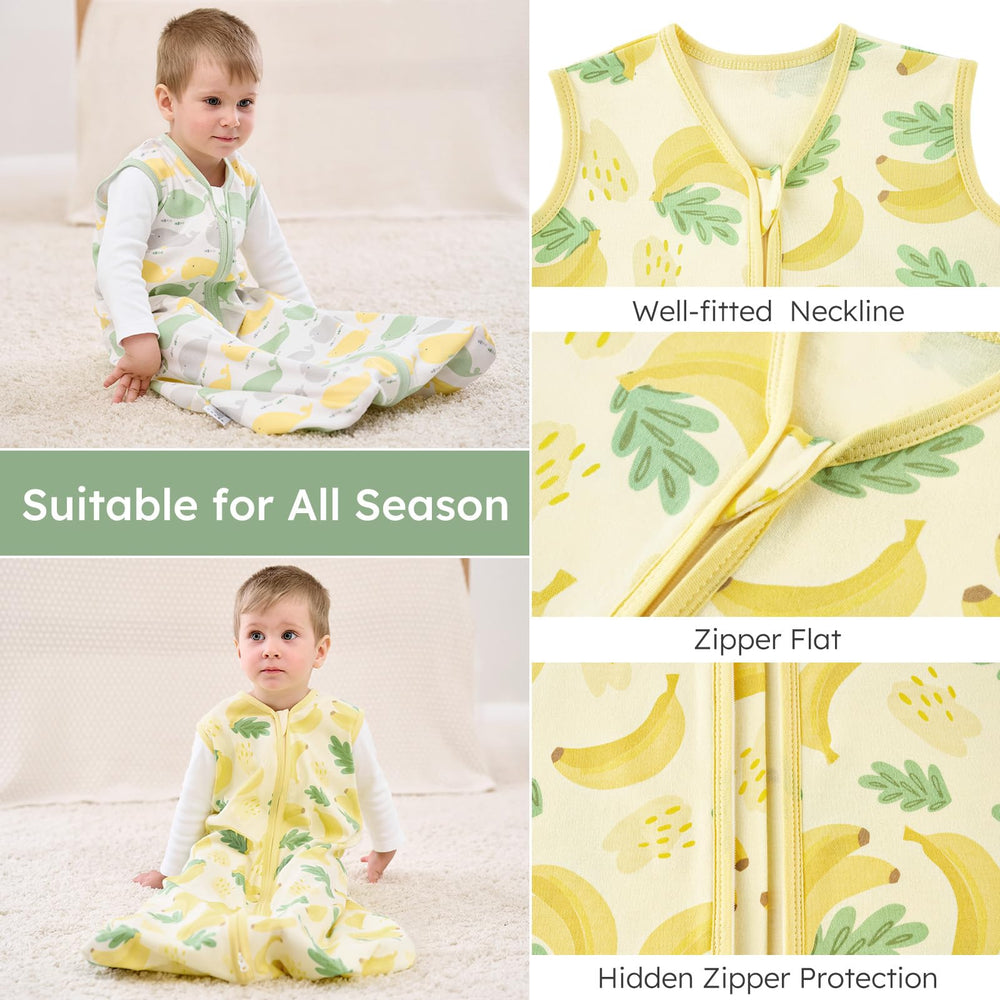 Yoofoss three-pack in assorted colors for versatile baby outfits.