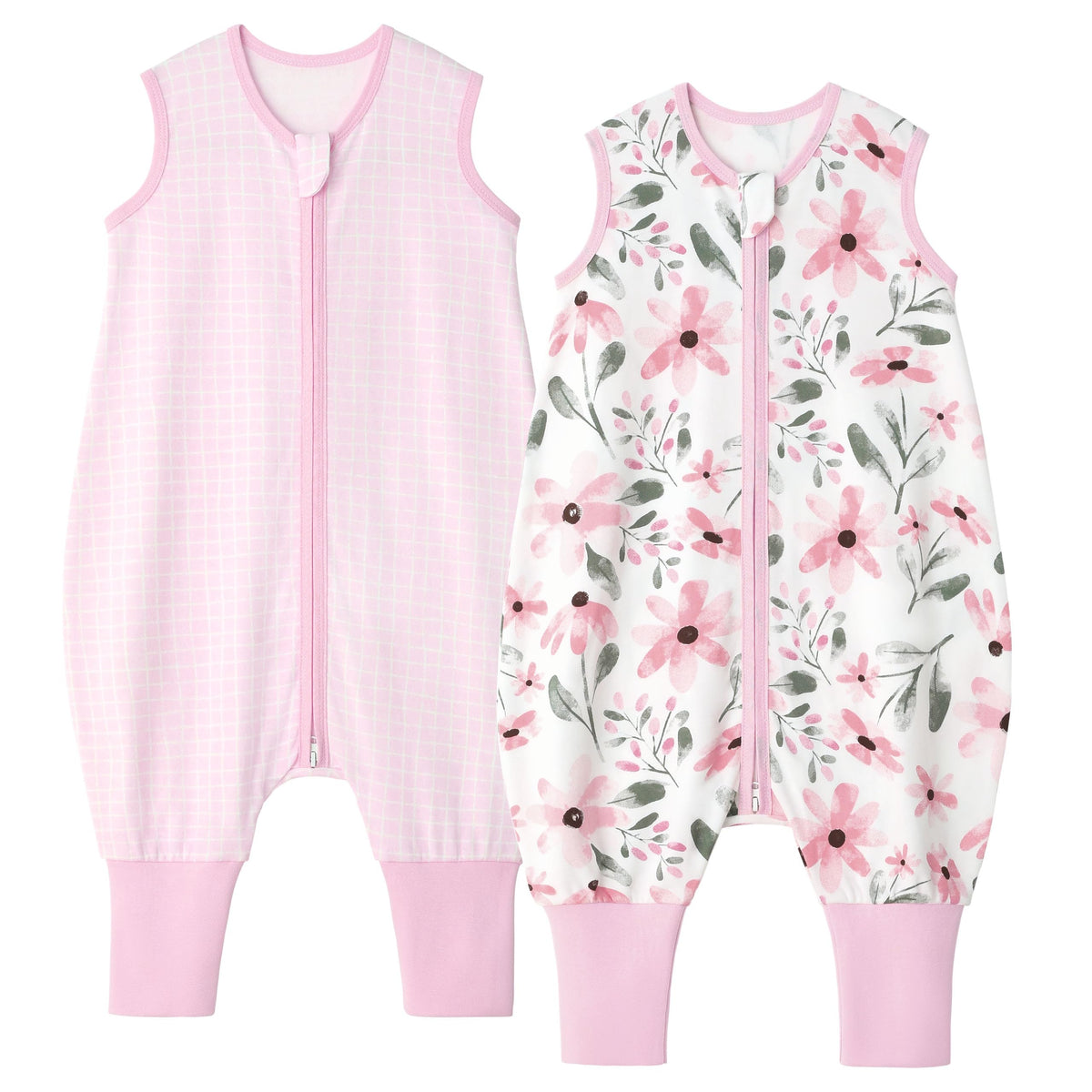 Yoofoss toddler sleep sack with feet openings supports early walkers
