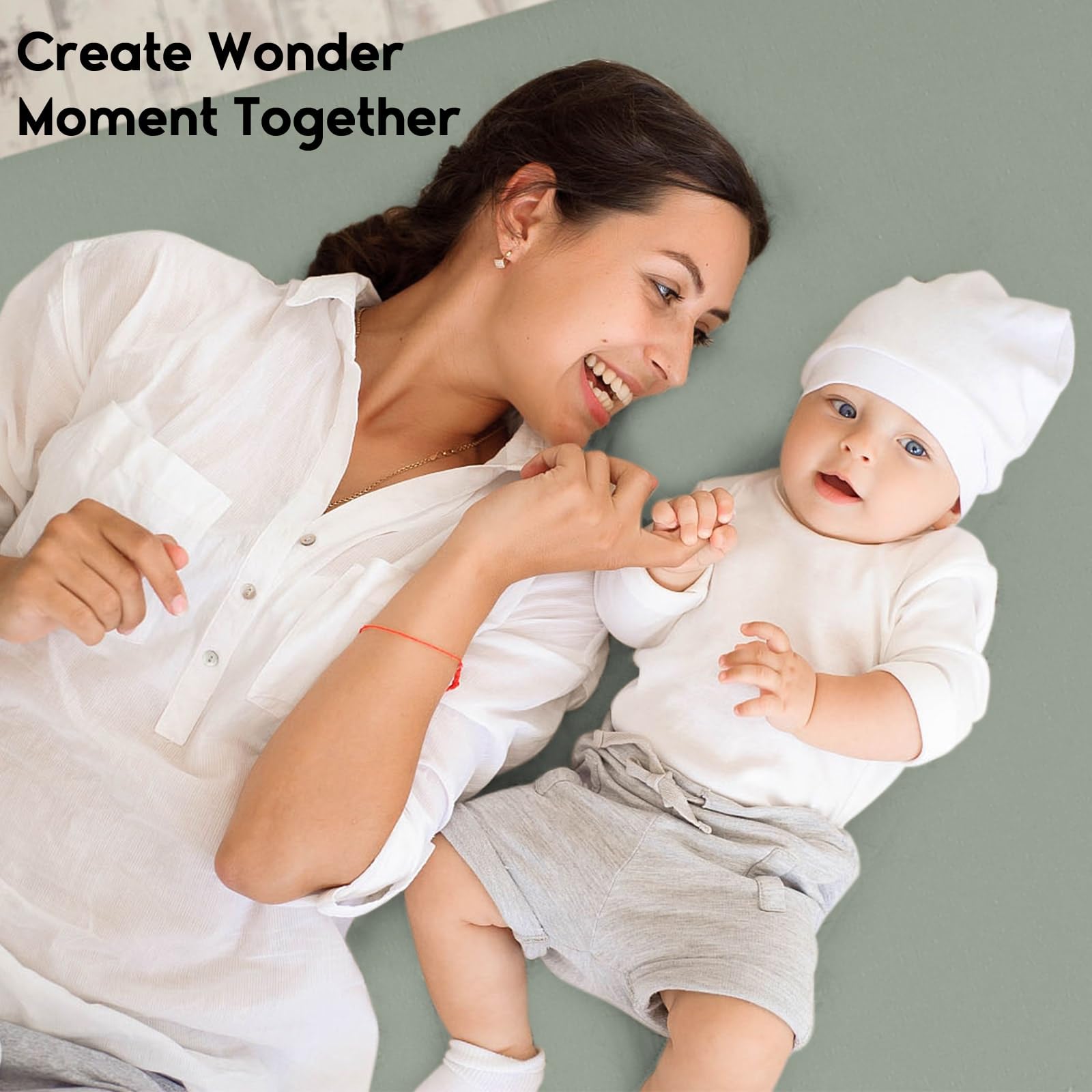 Yoofoss two-pack crib sheets in green fit busy family routines.