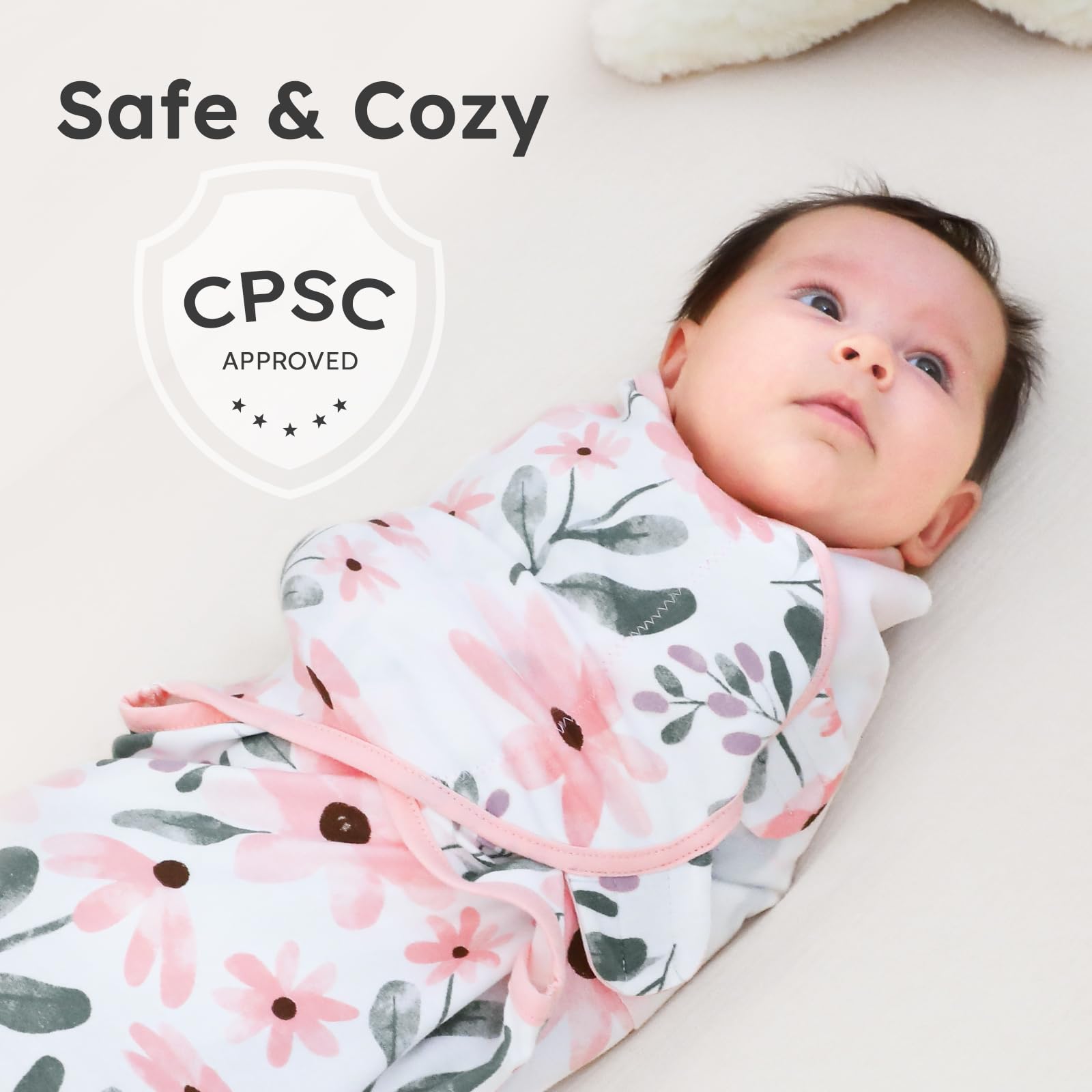 Yoofoss size options 0-3 and 0-6 months with easy care.