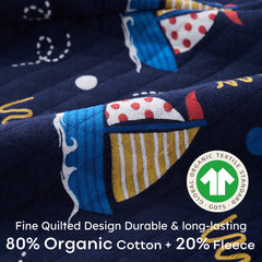 Yoofoss two way zipper sleep sack enabling easy dressing and diaper changes