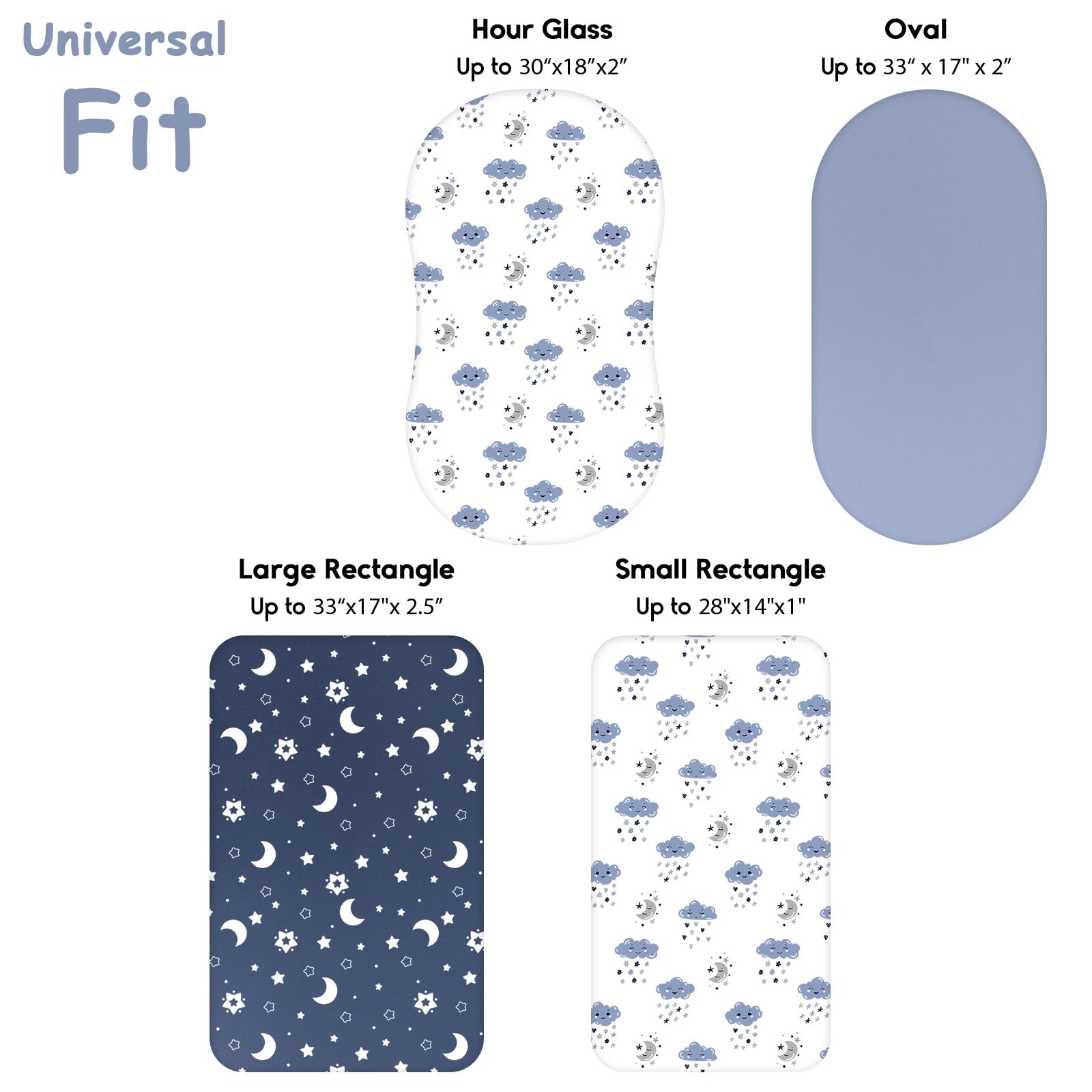 Ultra-soft microfiber from Yoofoss gentle on sensitive baby skin
