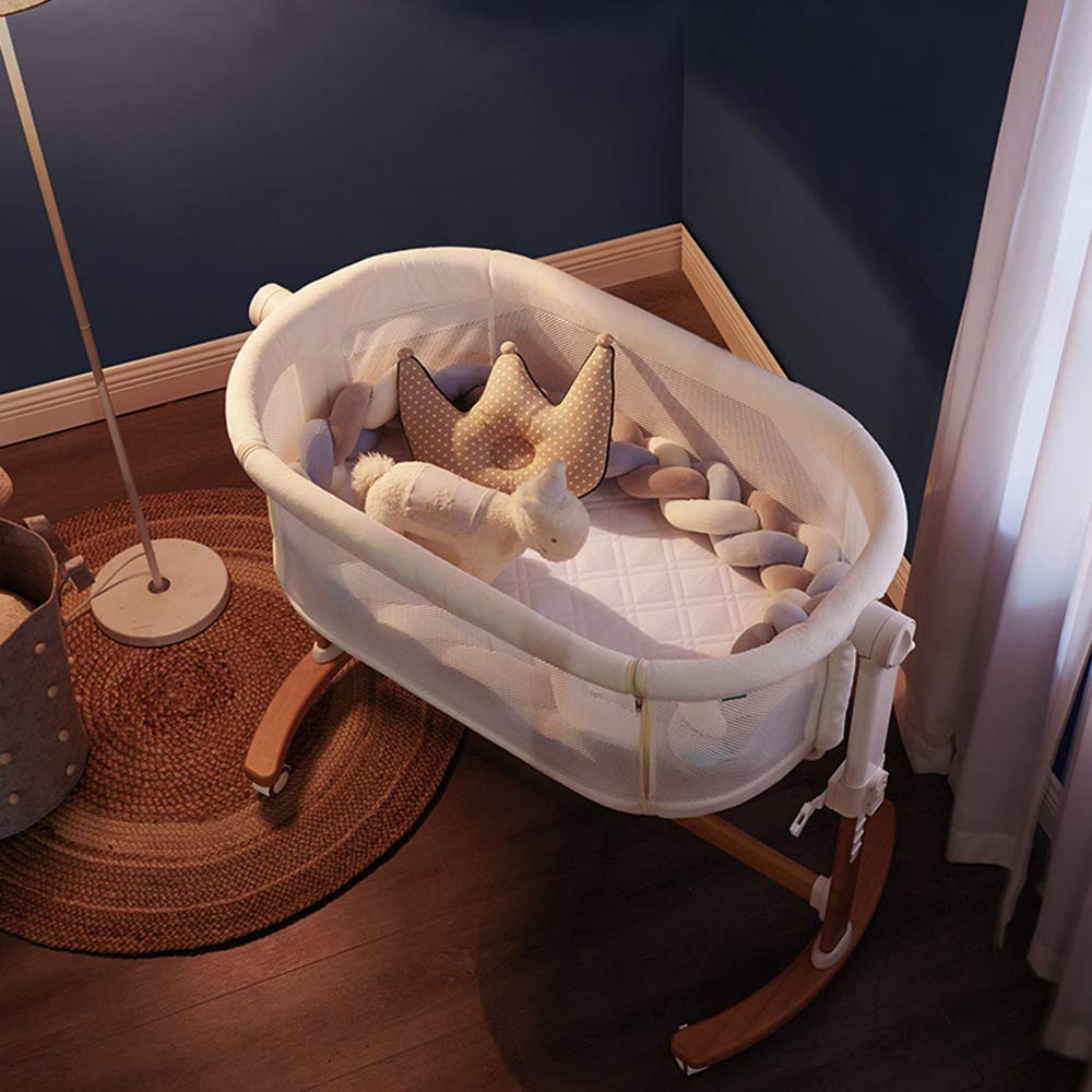Yoofoss hourglass-fit waterproof pad guards baby’s bassinet mattress