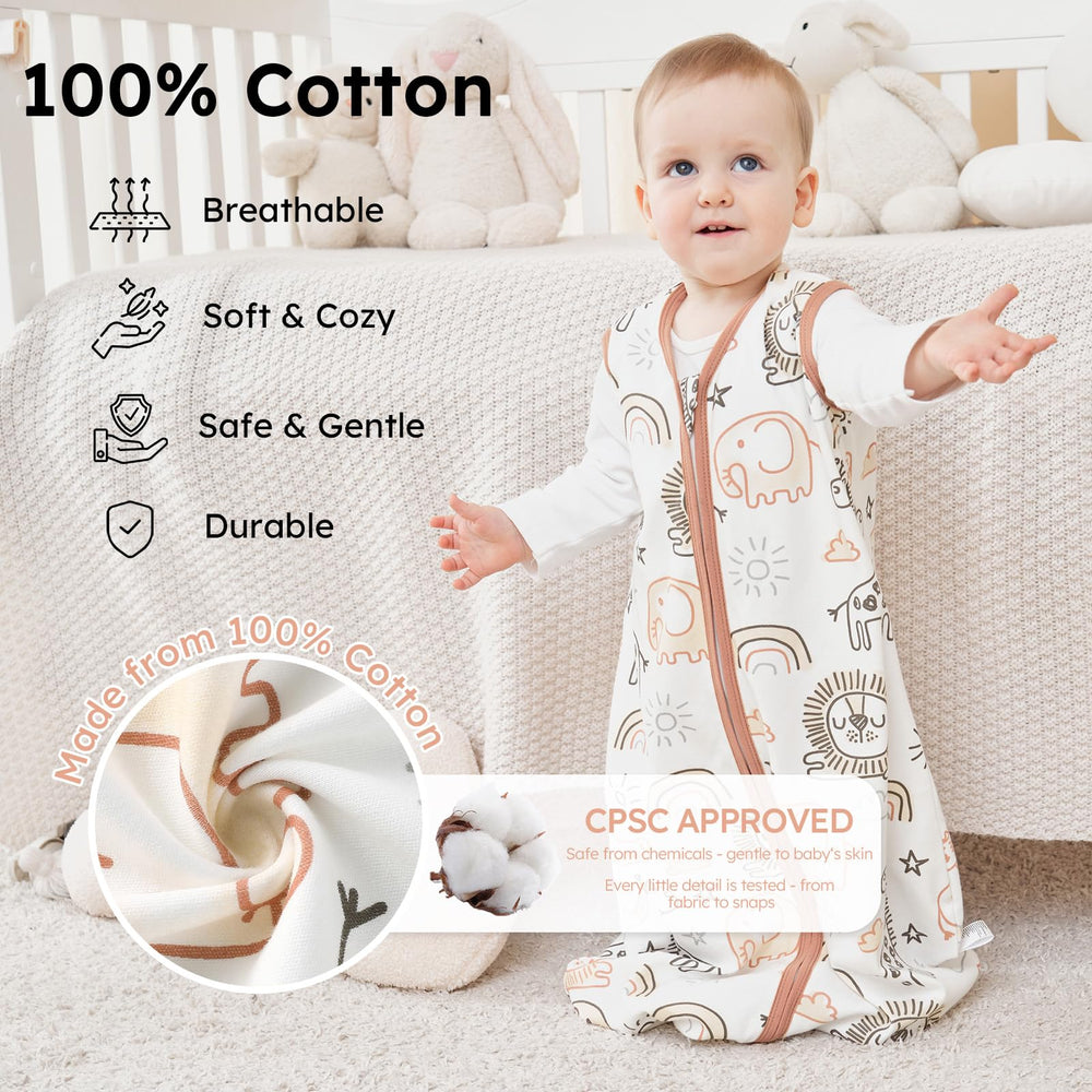 Yoofoss organic cotton wearable blanket soft and breathable for year-round comfort