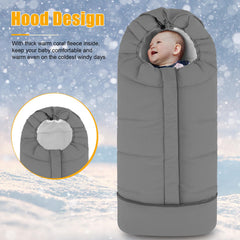 Yoofoss windproof water-resistant outer fabric protects against cold weather elements
