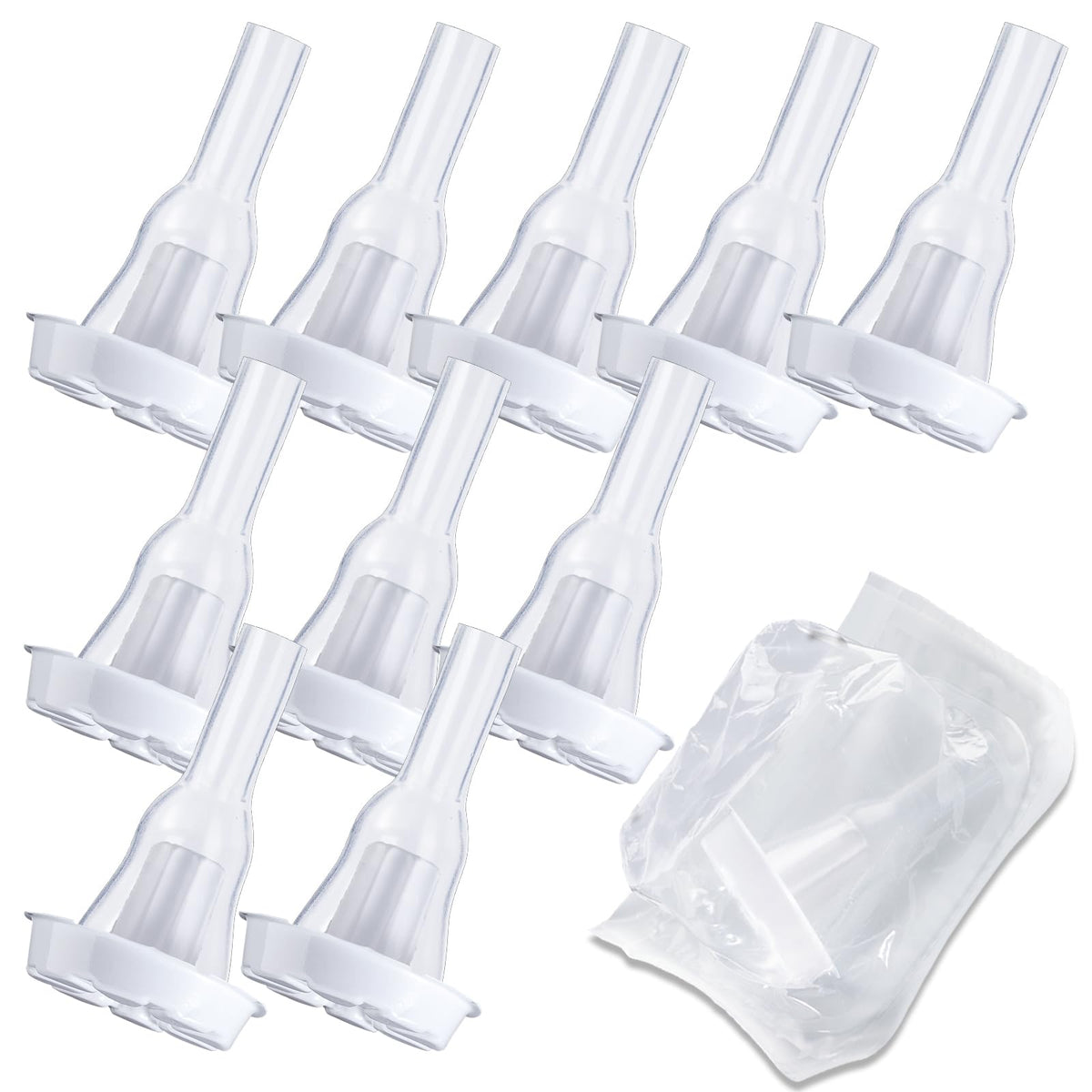 YOOGUSTO silicone external catheter for men setup shows soft, comfortable fit during wear
