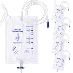 YOOGUSTO urine bag with 2000ml scale for quick fluid level checks.