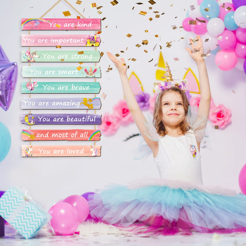 Yookeer teen bedroom decor adds a soft focal point on walls or doors