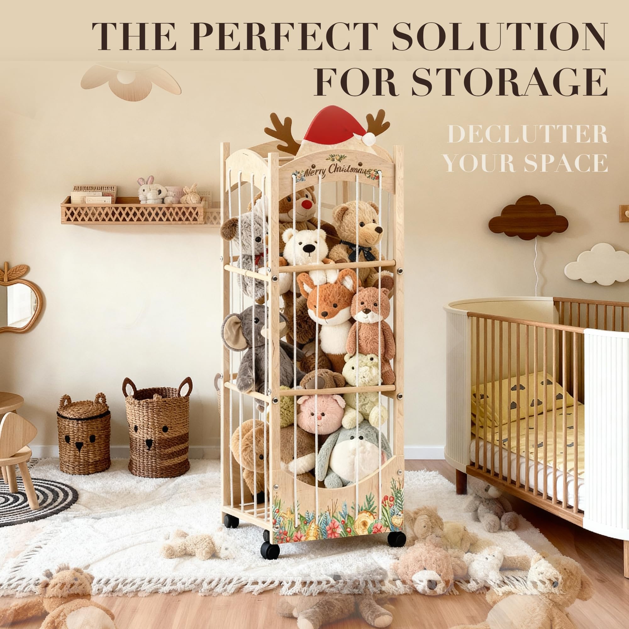 Yoopin nursery and playroom storage solution fits cozy kid spaces.