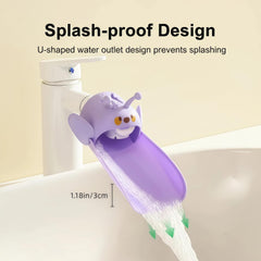 Yooreps toddler extender on gooseneck faucet with easy one-step installation.