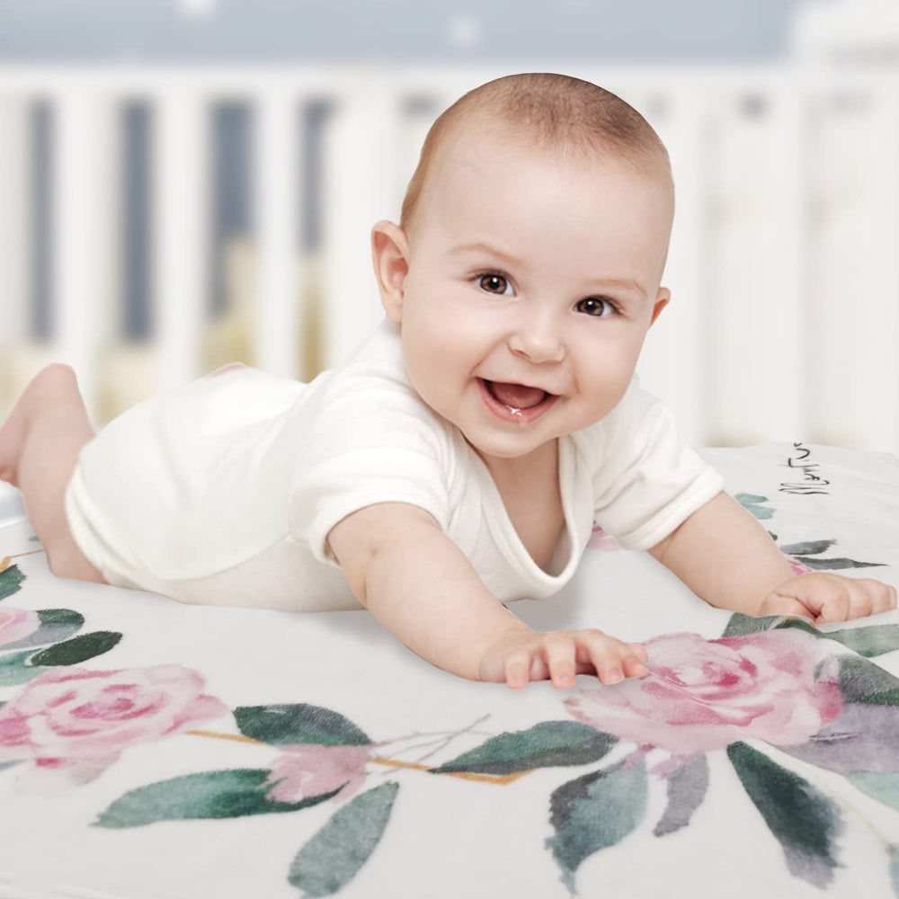 Yoothy swaddle snuggle blanket doubles as stroller cover and play mat