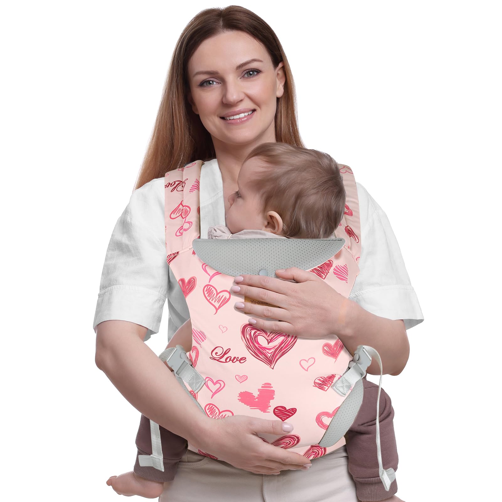 Sturdy buckle system on YooxArmor carrier for quick, secure wearing.