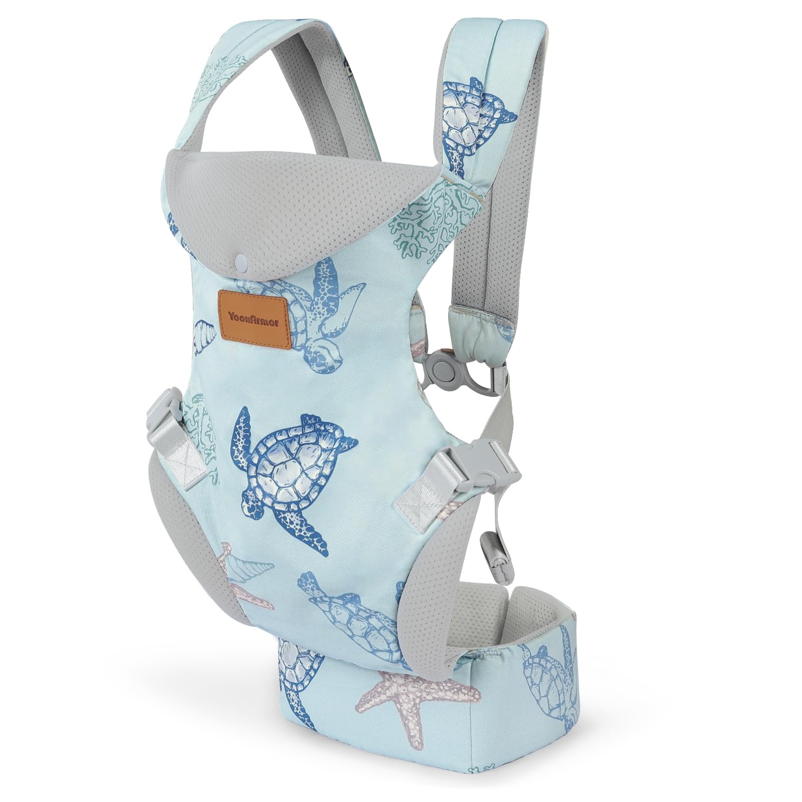 YooxArmor baby carrier with ergonomic design for comfortable extended wear.