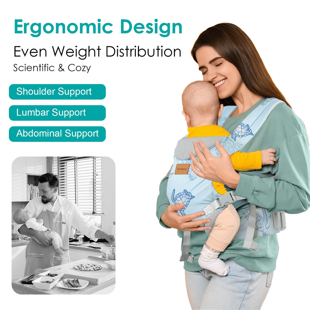 YooxArmor carrier in soft fabric for baby's gentle contact.