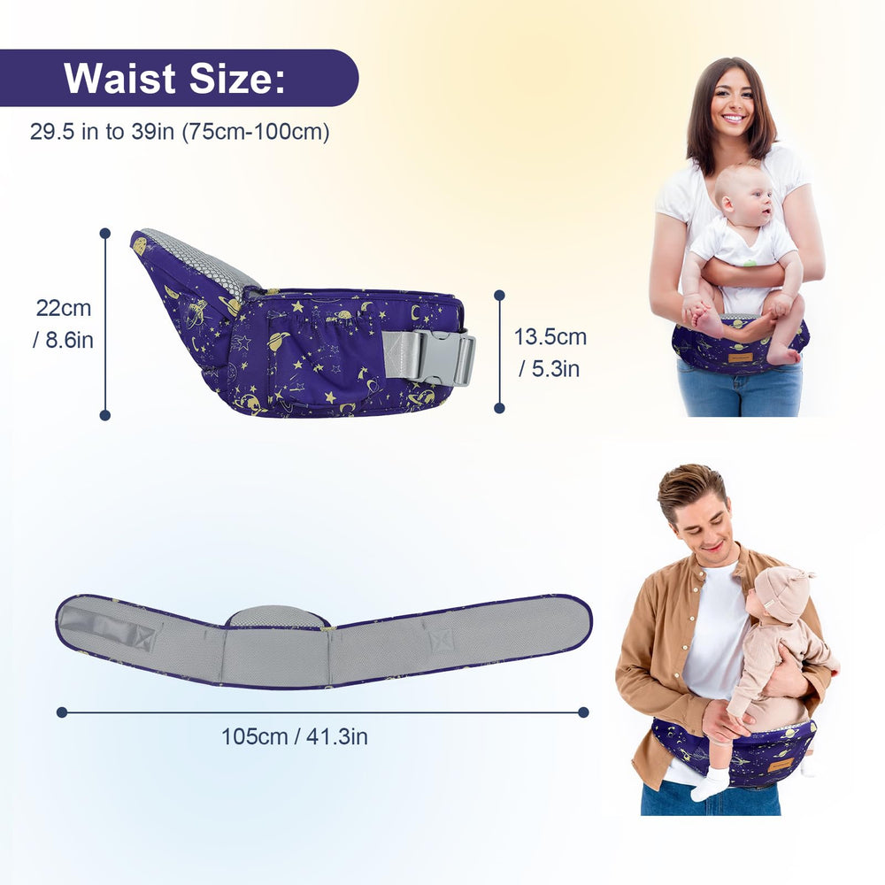 YooxArmor Baby Hip Carrier seat padding cushions comfort during wear.