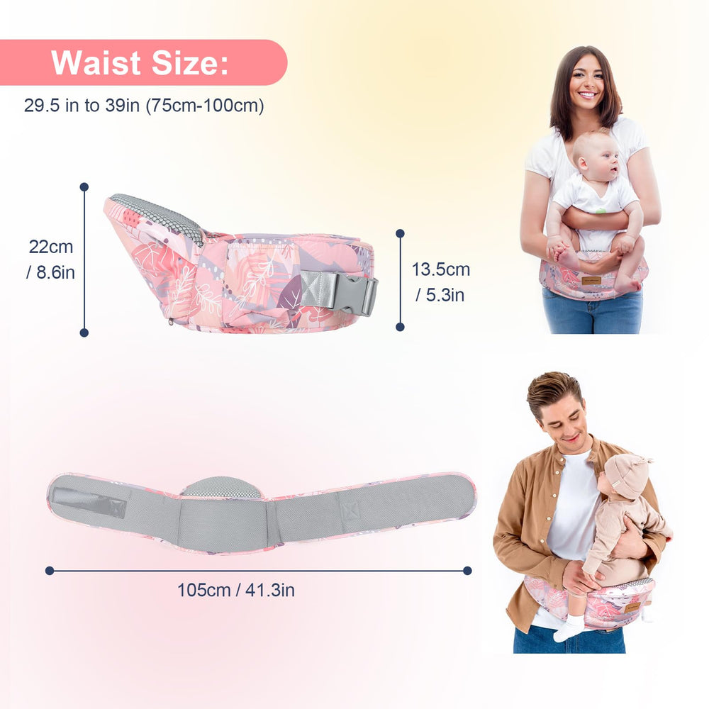 YooxArmor breathable polyester mesh keeps baby and parent cool.