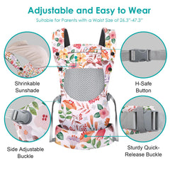 YooxArmor Embrace head protection pads cushion baby's head on walks.