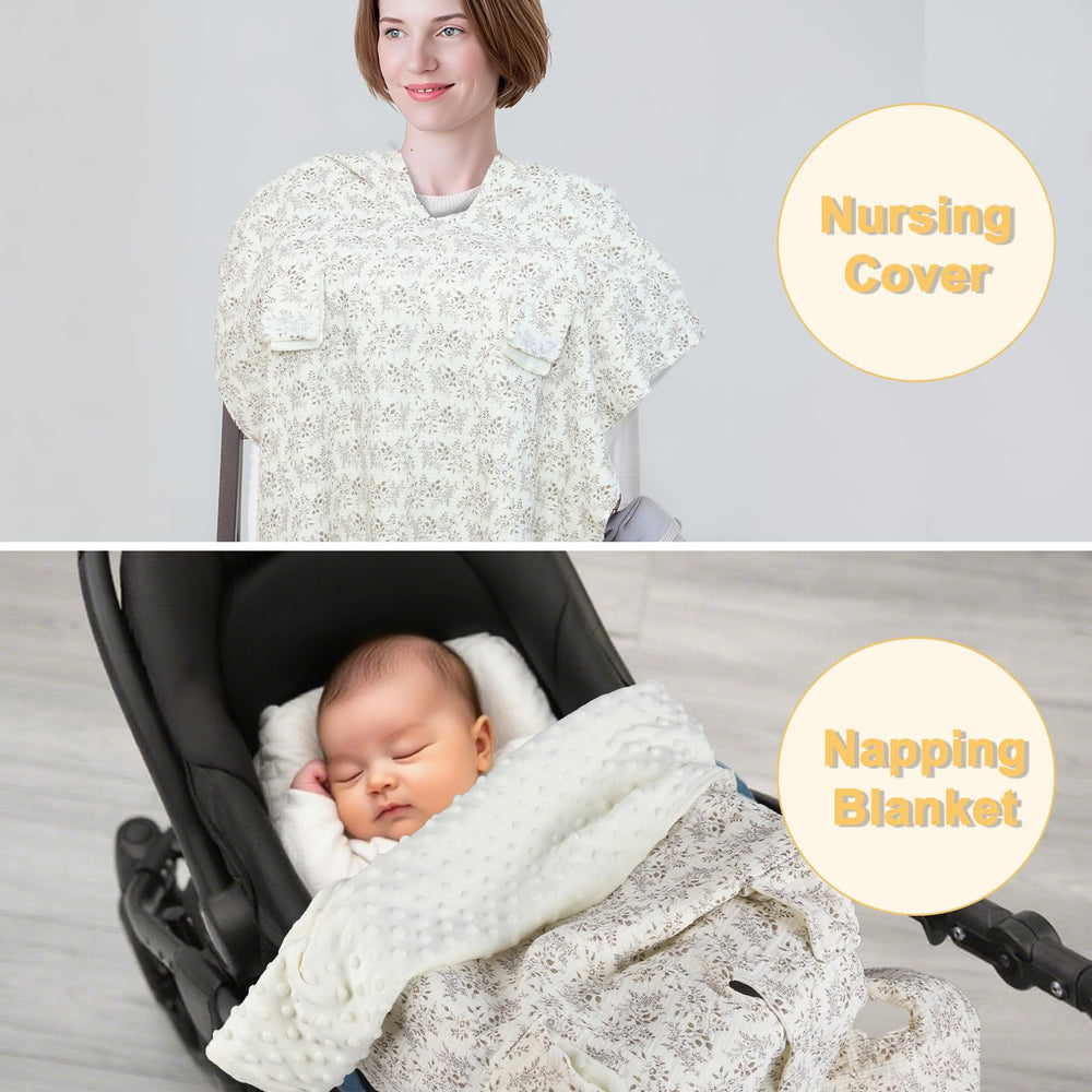 YOQIE neutral design baby cover to match any nursery
