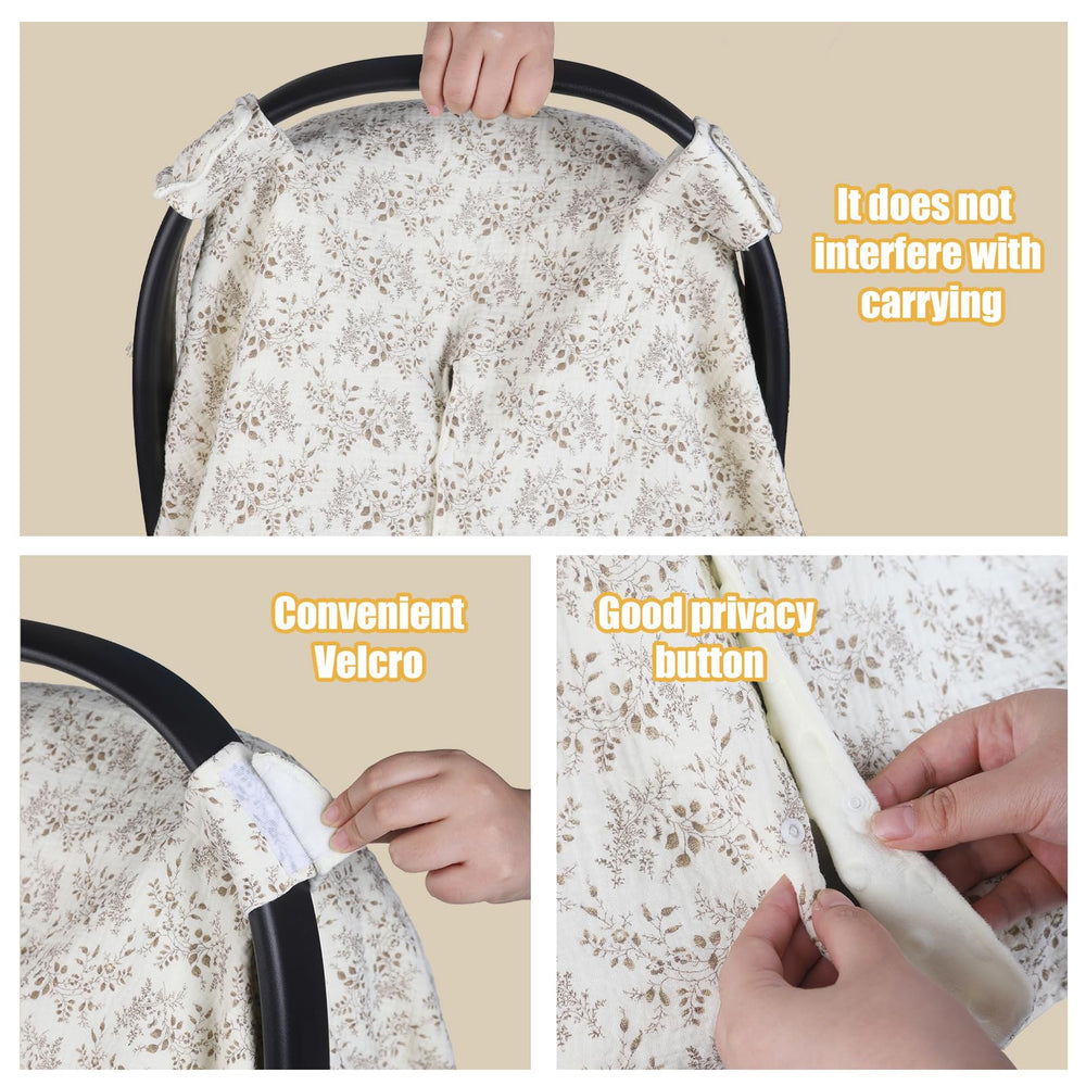 YOQIE universal-fit infant seat cover for most car seats