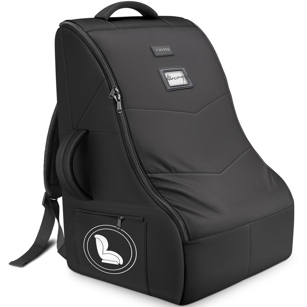 YOREPEK airplane-compatible car seat bag ready for travel