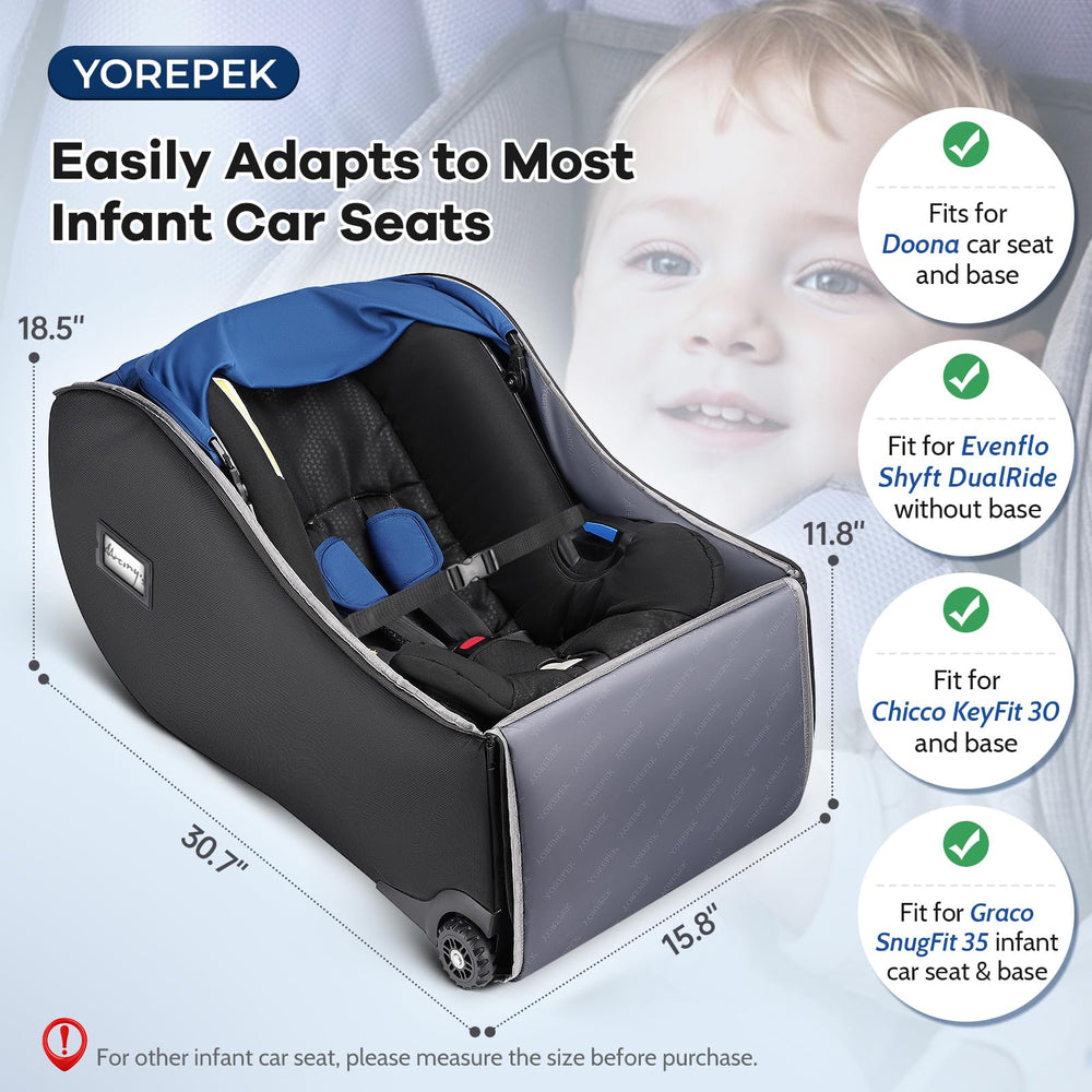 YOREPEK bag with side pocket for quick access to baby essentials during transit
