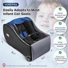 YOREPEK bag with side pocket for quick access to baby essentials during transit