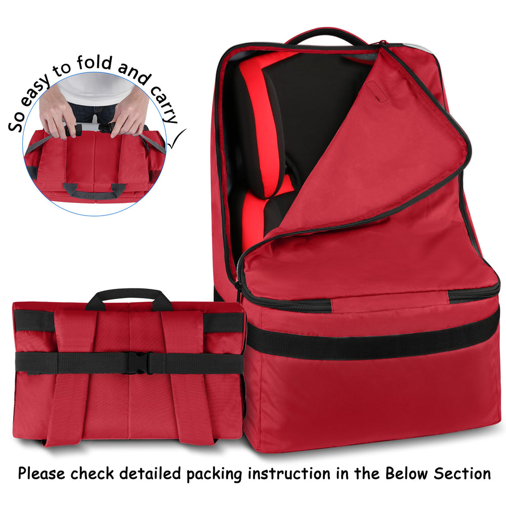 YOREPEK car seat travel bag airport use, convenient and protective